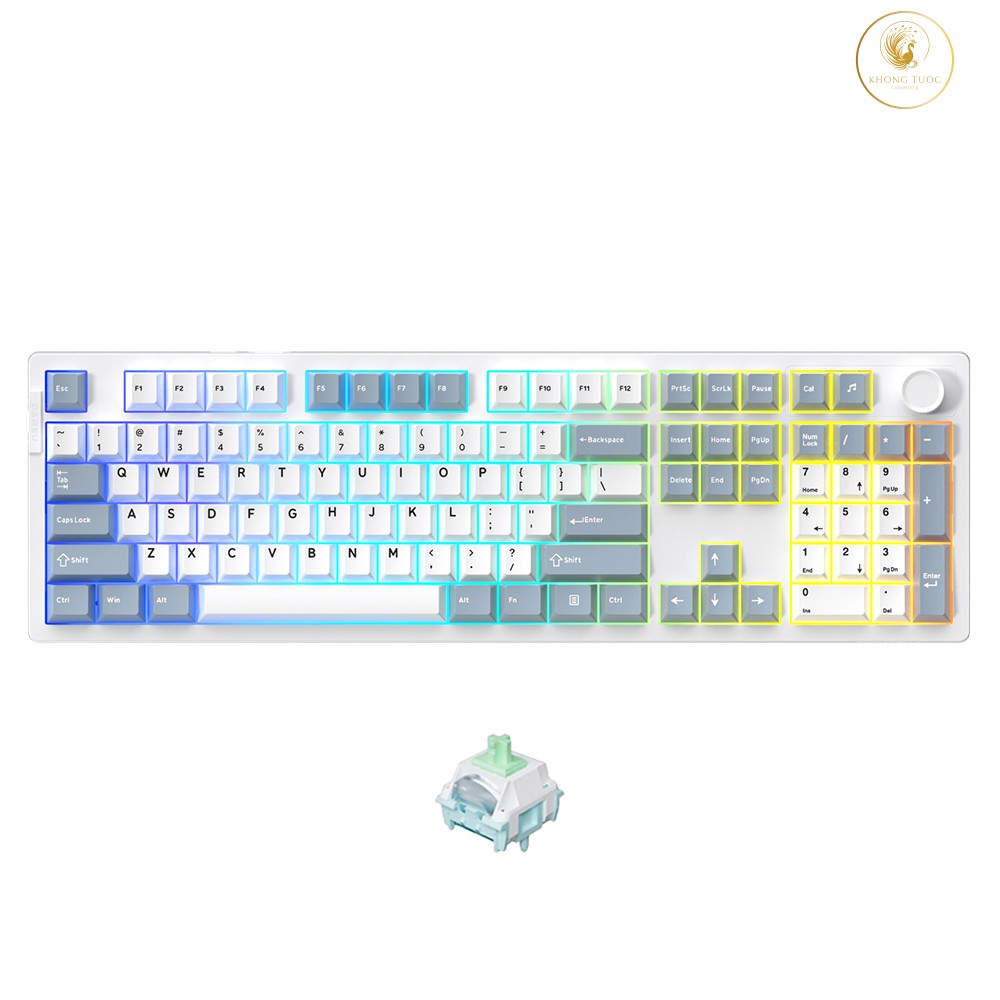 Bàn phím cơ không dây Dareu EK106 Pro Triple Mode Haze Blue (Dareu Sw)