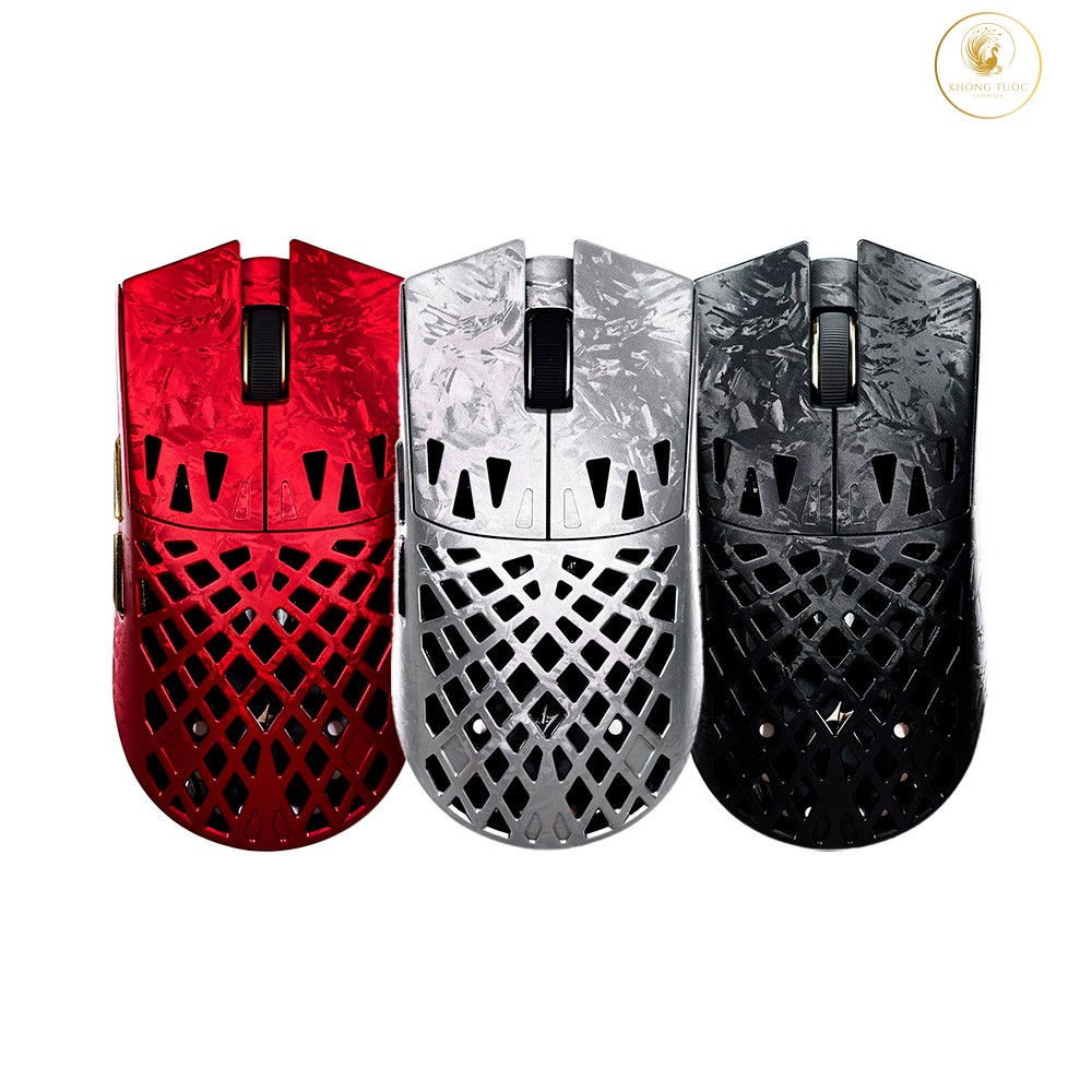 Chuột không dây ATK Blazing Sky GHOST Ultimate Carbon Fiber Hollow Tri-mode Wireless Pixart 3950 Ultra