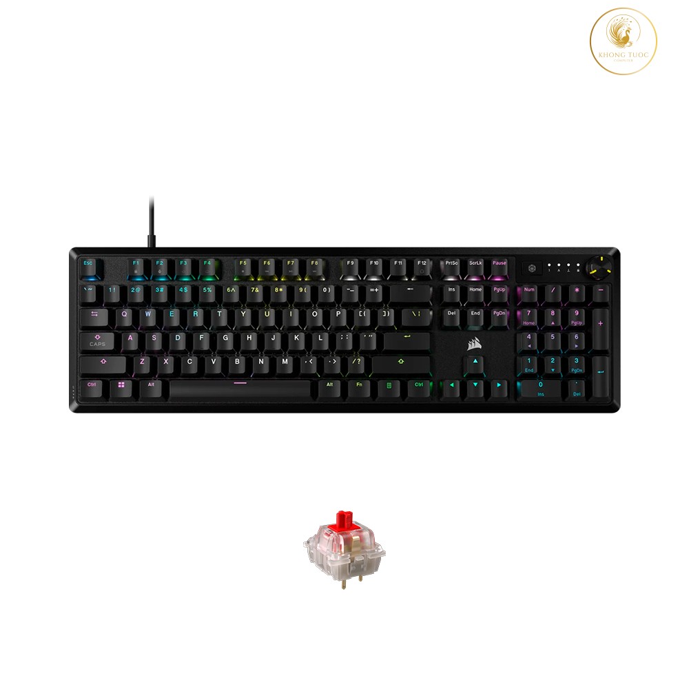 Bàn phím cơ Corsair K70 Core RGB Black CH-910971E-NA