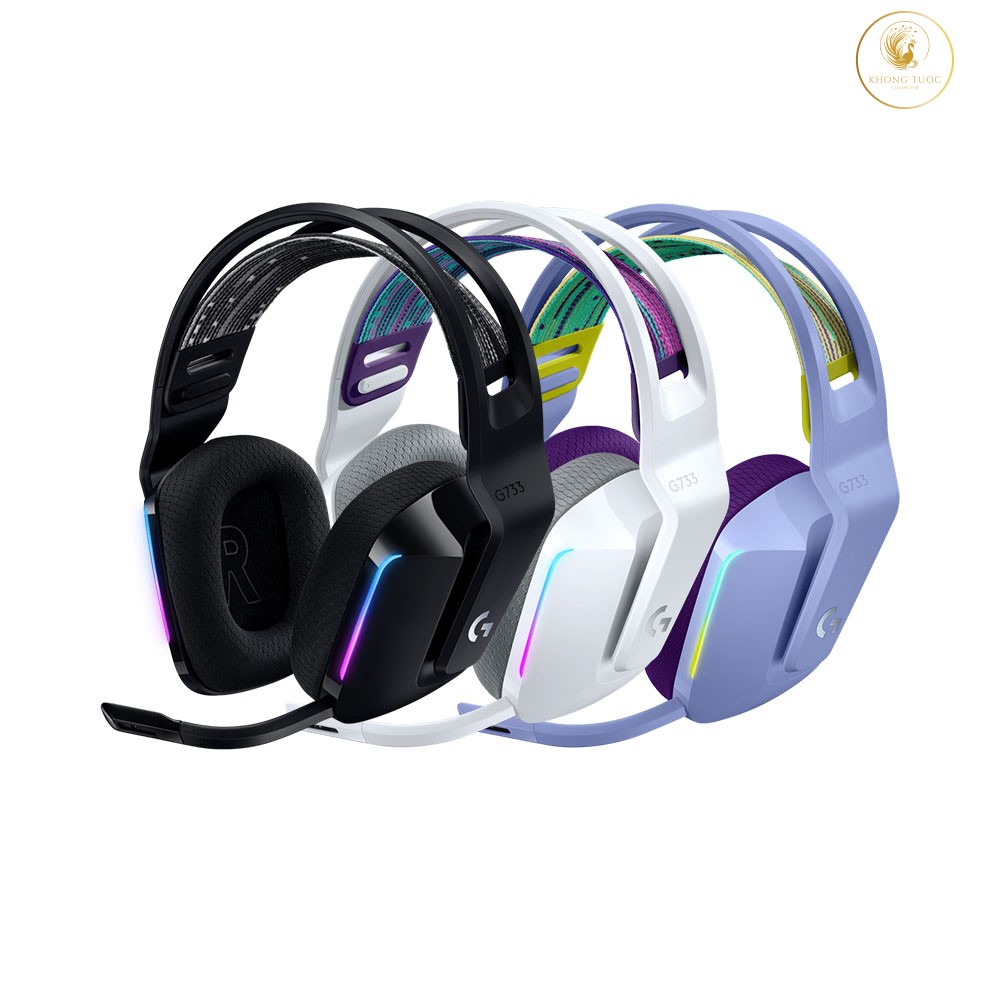 Tai Nghe Gaming không dây Logitech RGB Lightspeed G733 7.1 Surround