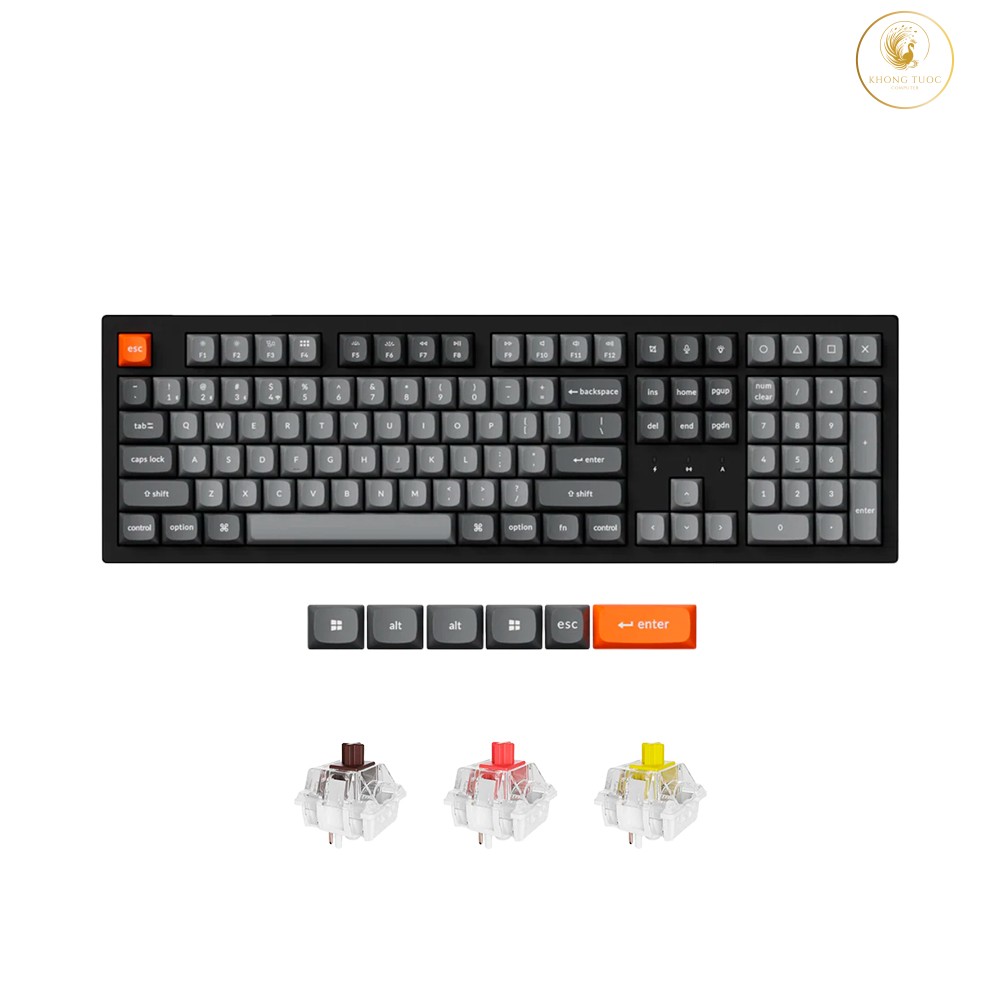 Bàn phím cơ không dây Keychron K10 Max QMK RGB (Keychron Sw)