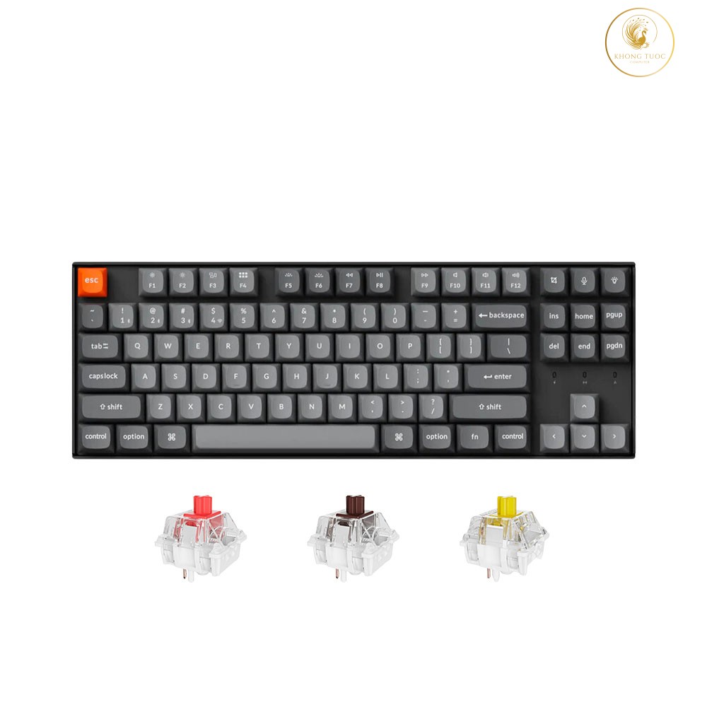 Bàn phím cơ không dây Keychron K8 Max Aluminum Frame RGB Hotswap (Keychron Sw)