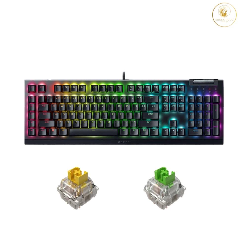 Bàn phím cơ Razer BlackWidow V4 X RGB (Razer Sw)
