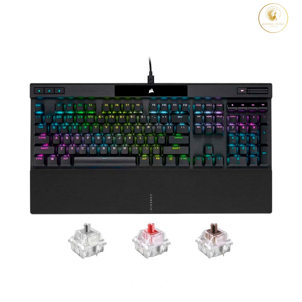 Bàn phím cơ Corsair K70 PRO BLK RGB (Cherry Mx Sw)