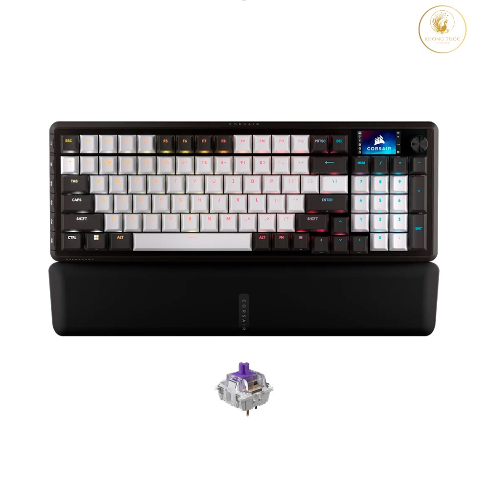 Bàn phím cơ Corsair Vanguard 96 Dual Tone RGB Hotswap SOCD (Corsair MLX Sw)