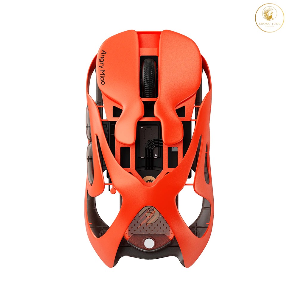 Chuột không dây Angry Miao AM Infinity Mouse Blaze Orange Limited 8K