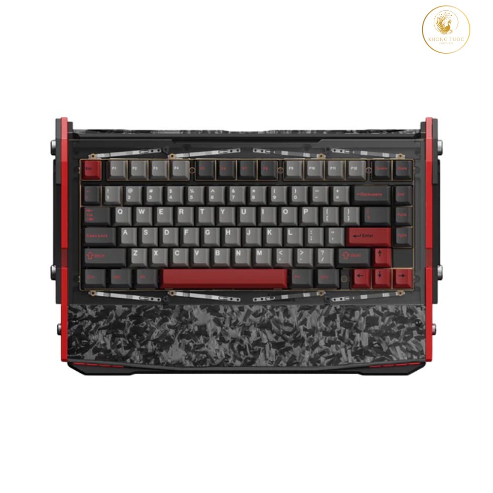 Bàn phím cơ Dry Studio Black Diamond 75 RT Shadow Crimson Advance RGB Hotswap 8K Rapid Trigger (Magnetic Sw)