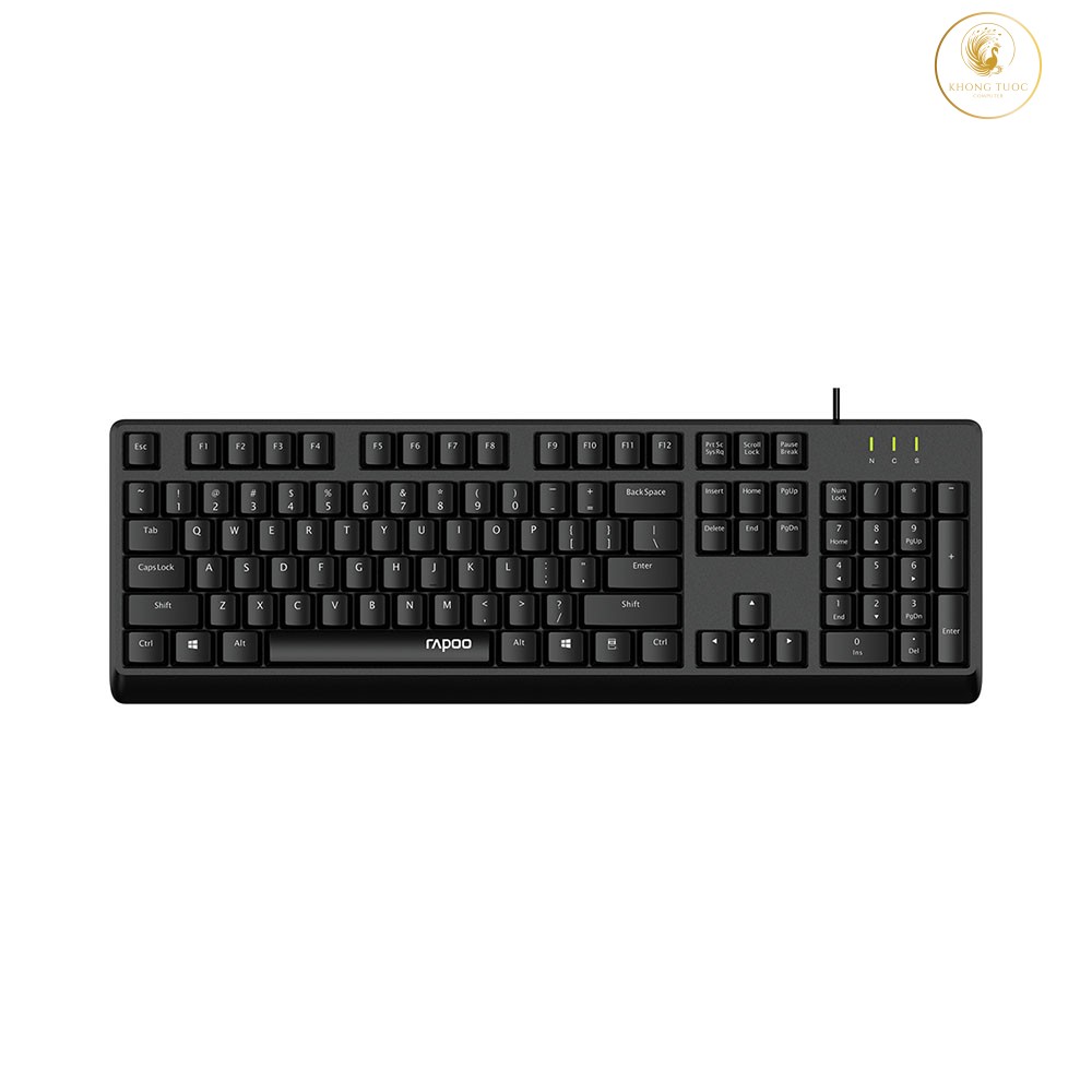 Bàn phím Rapoo NK1900 Black Fullsize