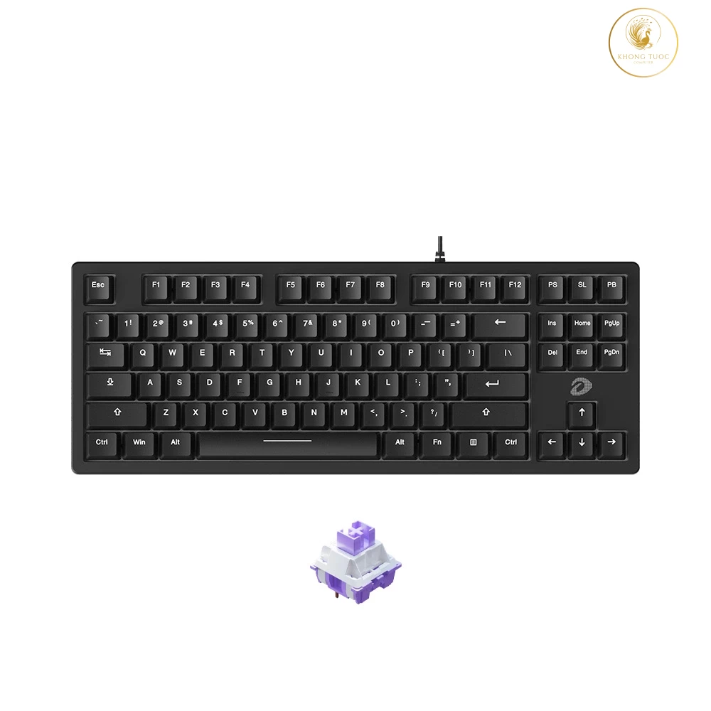 Bàn phím cơ TKL Dareu EK87L V2 Black (Dareu Sw)