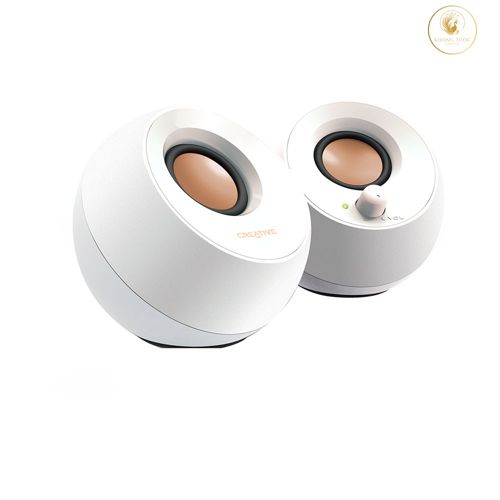 Loa vi tính Creative Pebble White 4.4W x2 (RMS)